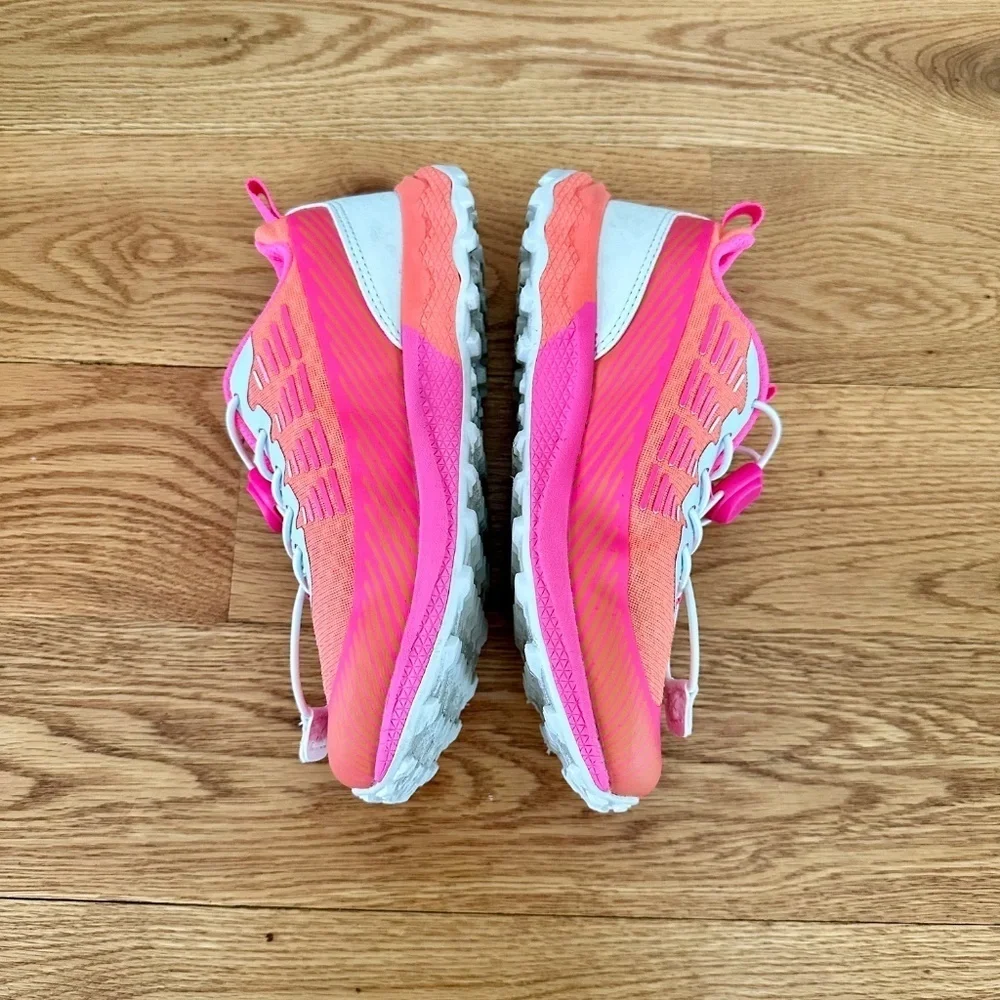 Merrell Kids Agility Peak KDZ Hiking Boot Shoe (Little Kids) in Pink/Orange - Picture 5 of 11